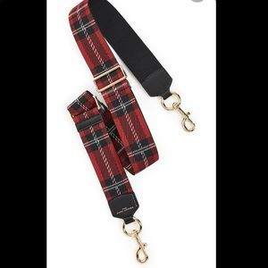 The Marc Jacobs Tartan Webbing Strap Red Plaid EUC Replacement Purse Strap